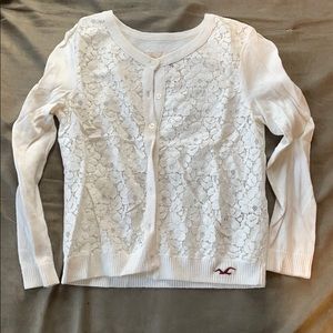 Hollister lace cardigan